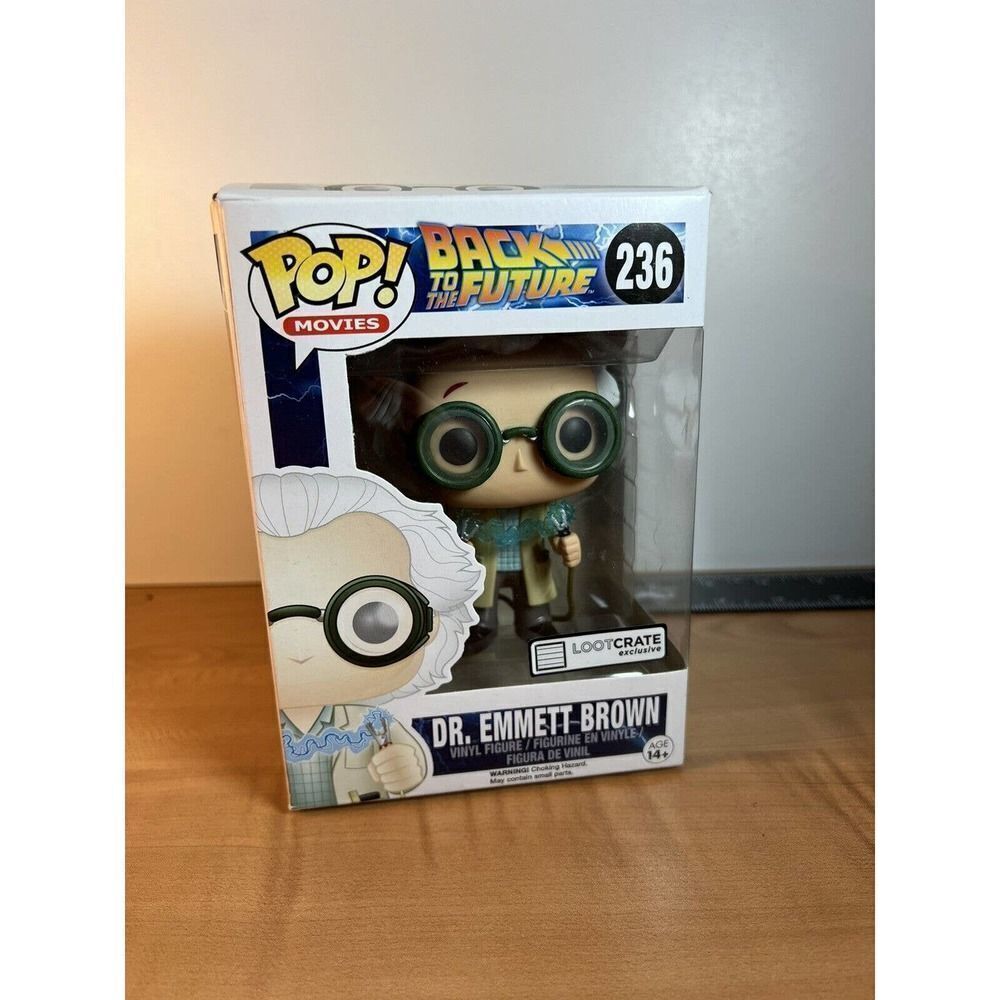 Funko Pop! Dr. Emmett Brown (Loot Crate Exclusive) #236 Vinyl Figure